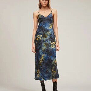 Allsaints Bryony Mirus Midi Slip Dress NWT Size US 6